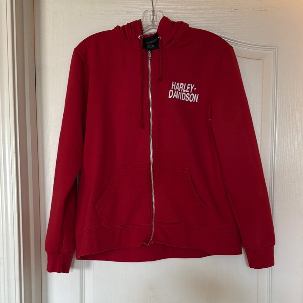 Harley-Davidson Crimson Full-Zip Sweatshirt